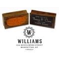 thumbnail image 1 of Printtoo Wood Mounted Ornate Monogram Custom Address Return Rubber Stamp Wedding Personalized Stamper, 1 of 4