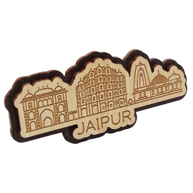 India 3D Taj Mahal Fridge Magnet - Handmade Souvenir Gift | Home & Kitchen Decoration