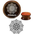 thumbnail image 1 of Printtoo Wooden Rubber Stamp Mandala Scrap-booking Craft Textile Round Stamp-2 Inch, 1 of 2