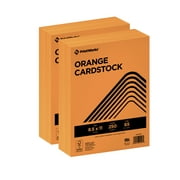 Printworks Bright Color Cardstock, Orange, 8.5 x 11, 65 lb, 500 Sheets
