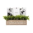 thumbnail image 1 of Prinz 3-Opening Memories Faux Planter Clip Collage Picture Frame, for 4 x 6 Photos, Brown, 1 of 5
