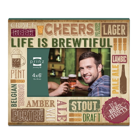 Prinz 4x6 Time to Unwind Beer Frame