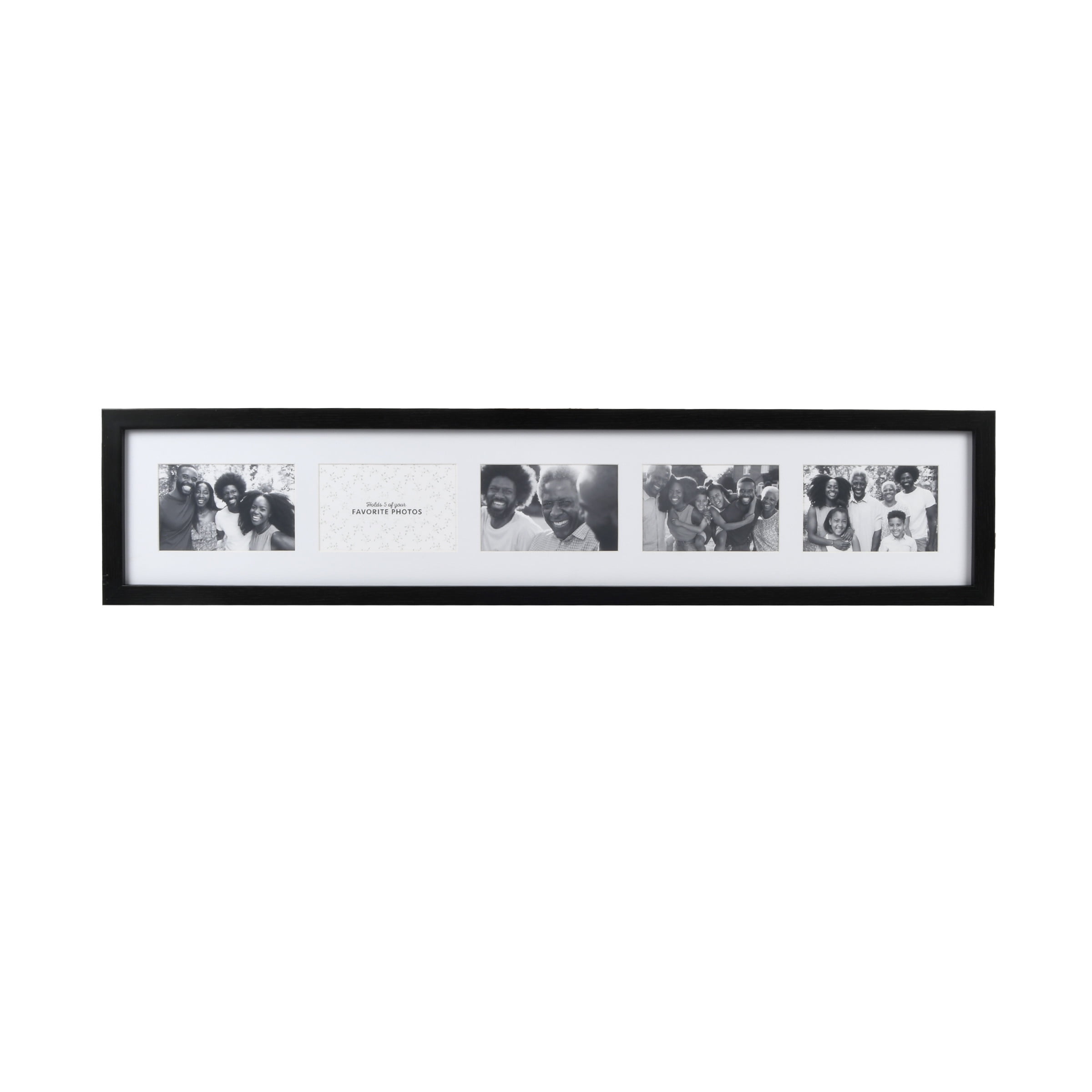 Black and White 4x6 Collage Frame - Holds 4 4x6 Photos (2 Pack) - Excello  Global Brands