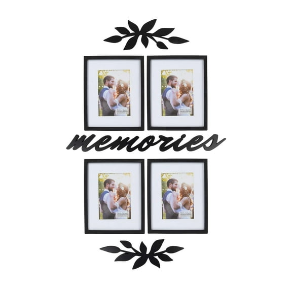 Prinz 7-Opening 5 x 7 Black Collage Picture Frame 7 Count