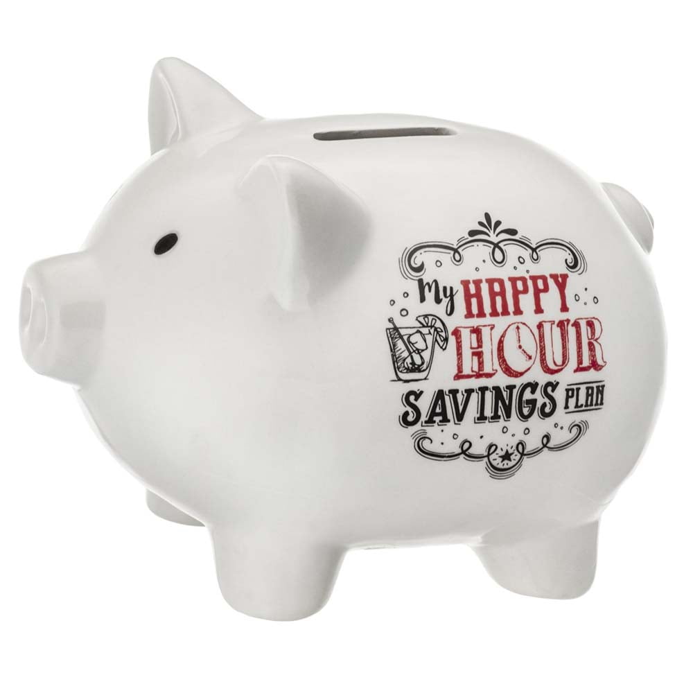 Prinz Happy Hour Savings Plan Ceramic Piggy Bank