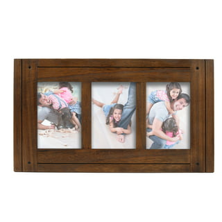 Joveco Distressed Wooden Photo Frame Collage with 7-4x6 Openings 