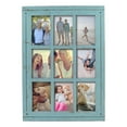 thumbnail image 1 of Prinz Homestead Antique Blue 9-Opening Collage Picture Frame, for 4x6 Photos, Wall Display, 1 of 5