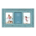 thumbnail image 1 of Prinz Homestead Collage Picture Frame for Three 4x6" Photos, Wall or Tabletop, Distressed Blue, 1 of 8