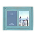 thumbnail image 1 of Prinz Homestead Collage Picture Frame for Two 5x7 Photos, Distressed Blue, 1 of 6
