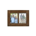thumbnail image 1 of Prinz Homestead Double 5x7 Distressed Walnut Collage Picture Frame, Tabletop or Hanging Display, 1 of 5