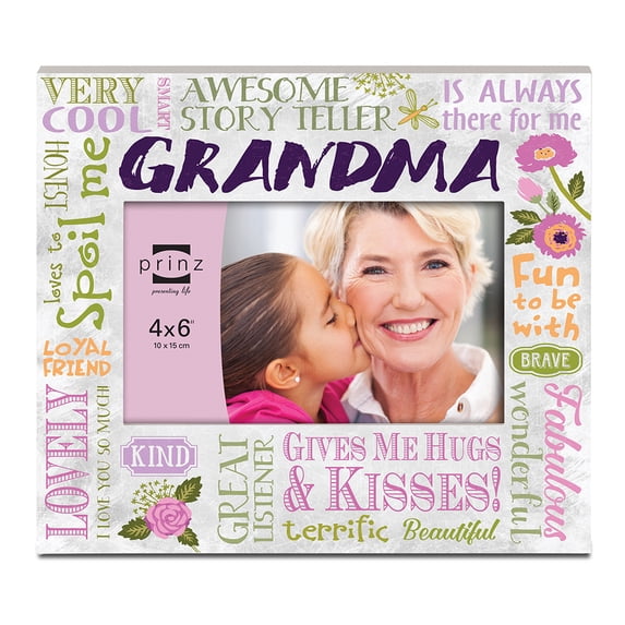 Prinz More than Words 'Grandma' Wood Frame 6x4