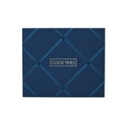 Prinz Wall Hanging 19' x 16' French Memo & Photo Board, "Good Times" Navy Blue Linen Fabric
