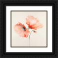 thumbnail image 1 of Prior, J.P. 15x15 Black Ornate Wood Framed with Double Matting Museum Art Print Titled - Pink Chiffon I, 1 of 4