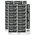 thumbnail image 1 of Priority Mail Service Expedited Running Person Sticker Set - Black - Matte Finish - 2.00" Large, 1 of 7