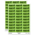 thumbnail image 1 of Priority Mail Service Expedited Running Person Sticker Set - Light Green - Matte Finish - 1.75" Medium, 1 of 7
