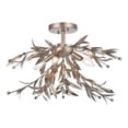 thumbnail image 1 of Priscilla 23 inch flush mount in silver leaf, 1 of 8
