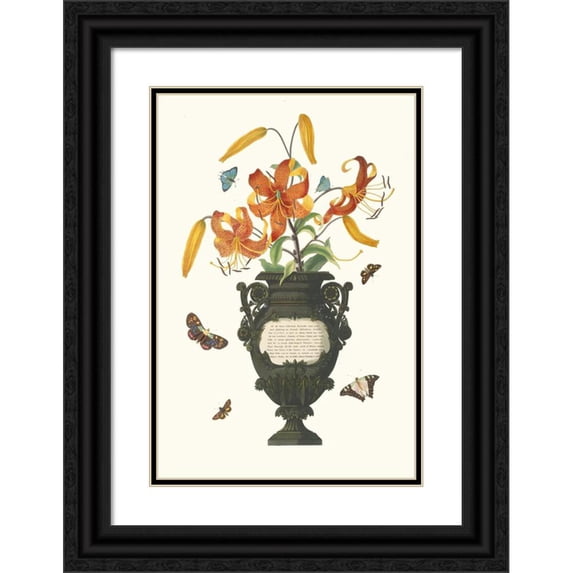 Priscilla Susan Bury 11x14 Black Ornate Wood Framed Double Matted Museum Art Print Titled: Lily Tigrini (1834)