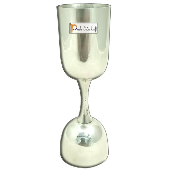 Prisha India Craft Double Sided Peg Measurer & Bar Tool Jigger 30-60 ml (Pack of 1, Stainless_Steel)