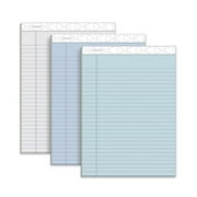 Prism + Colored Writing Pad, Wide/Legal Rule, 8.5 x 11.75, Assorted Pastel Sheet Colors, 50 Sheets, 6/Pack