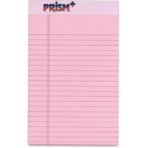 Prism   Colored Writing Pads, Narrow Rule, 50 Pastel Pink 5 X 8 Sheets, 12/pack | Bundle of 5 Packs