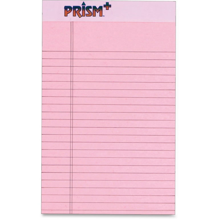 Prism + Colored Writing Pads, Narrow Rule, 50 Pastel Orchid 5 x 8 Sheets, 12/Pack Prism + Colored Writing Pads, Narrow Rule, 50 Pastel Orchid 5 x 8 Sheets, 12/Pack