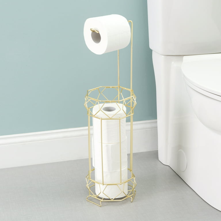 Elegant Free Standing Toilet Paper Holder 