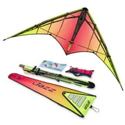 Prism Kite Technology Jazz Dual-line Sports Kite, Ready to Fly with Flying Lines, Wrist Straps, Winder, Instructions and Storage Bag