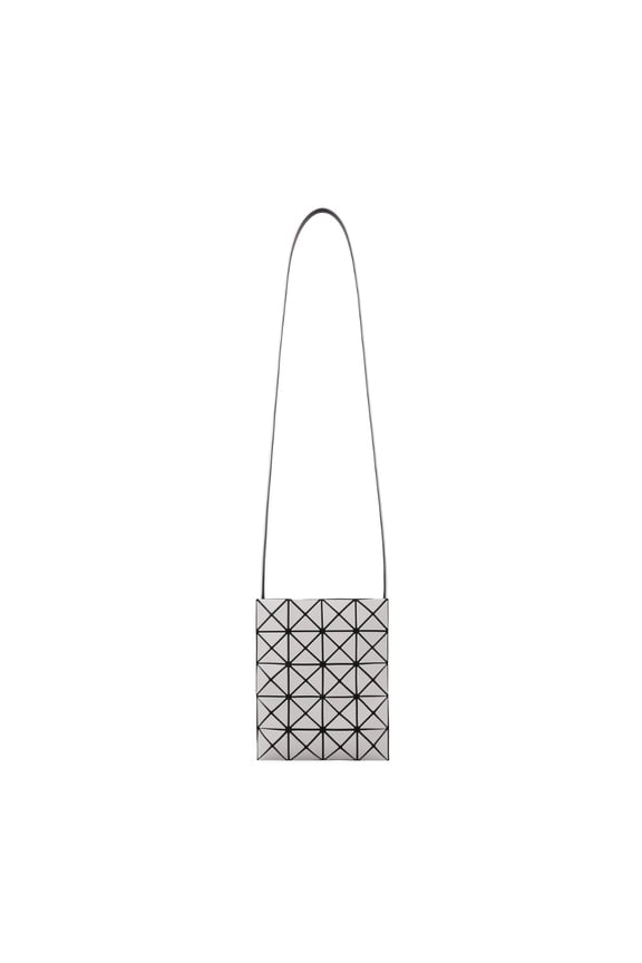 Prism Matte Finish Shoulder Bag Soft Sheen Triangular Construction Shape-Retaining Crossbody Bag