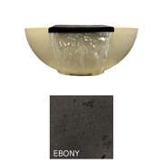 Prism Moderno 2 Fire Water Bowl With PH Ignite in Ebony - LP