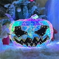 thumbnail image 1 of Prism Rainbow Pumpkin Ornament, LED Lamp, Halloween Decorations (Pumpkin Ghosts), 1 of 9