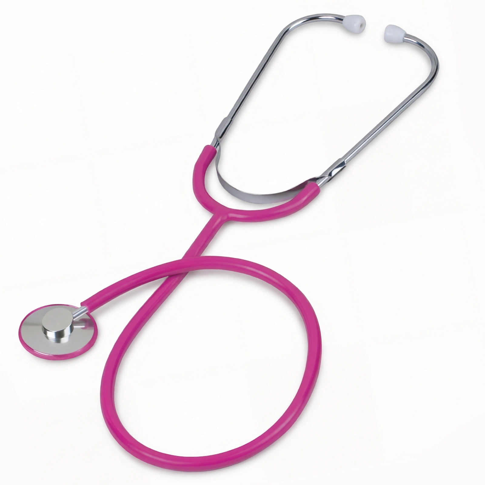 Prism Series Aluminum Single Head Nurse Stethoscope, Magenta, Boxed