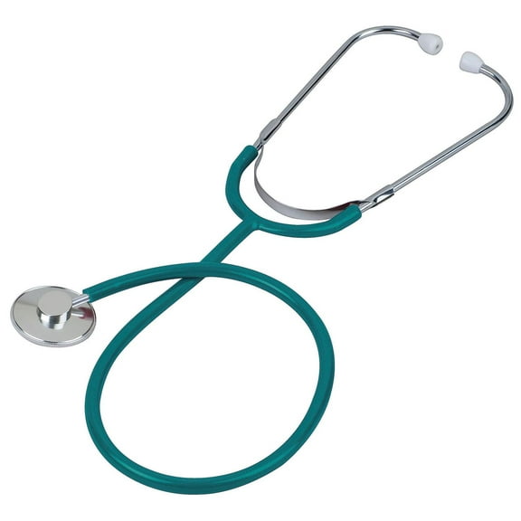 Prism Series Aluminum Single Head Nurse Stethoscope, Teal, Boxed