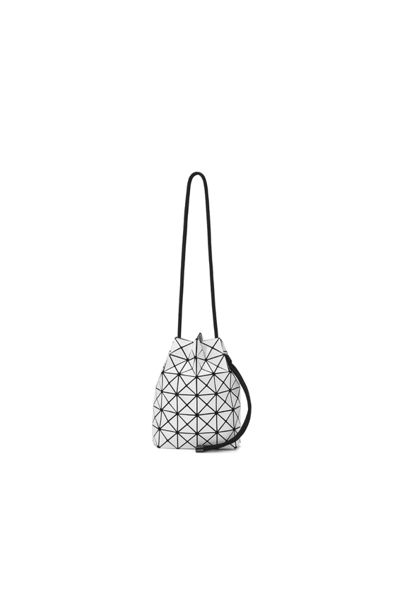 Prism Wring Drawstring Motif Enamel Finish Shoulder Bag Convertible 2-Way Crossbody Bag