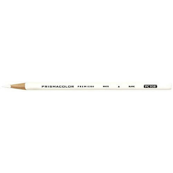 Prismacolor 3365 Premier Soft Core Colored Pencil, White Pack of 12