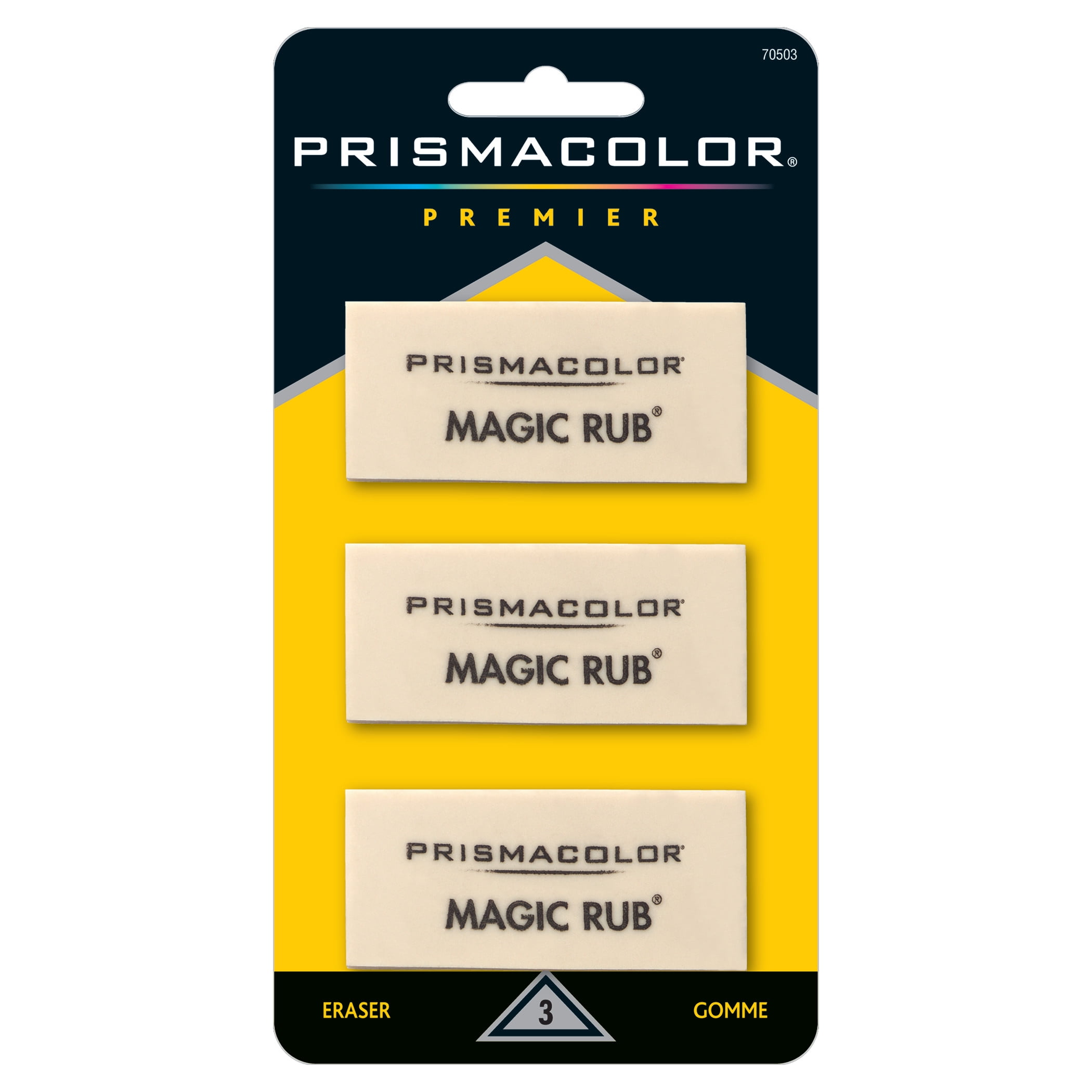 Prismacolor MAGIC RUB Eraser, Rectangular, Medium, Off White