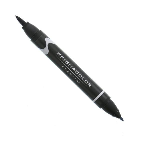 Prismacolor Premier Art Marker, Brush/Fine, Cool Grey 50%