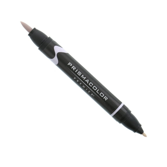 Prismacolor Premier Art Marker, Brush/Fine, Warm Grey 20%
