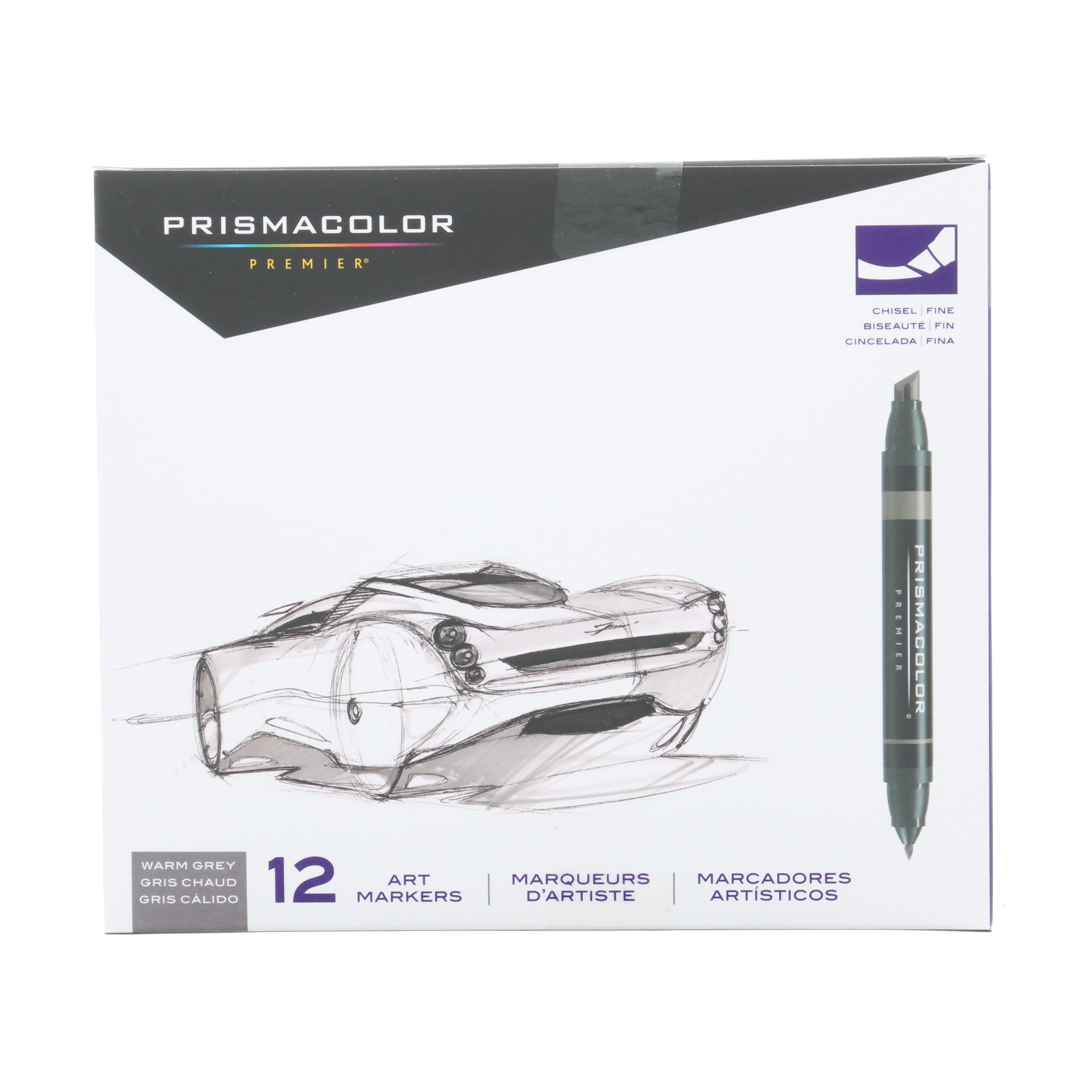  Prismacolor Premier Double-Ended Art Markers, Fine and Brush  Tip, 72 Pack : Everything Else