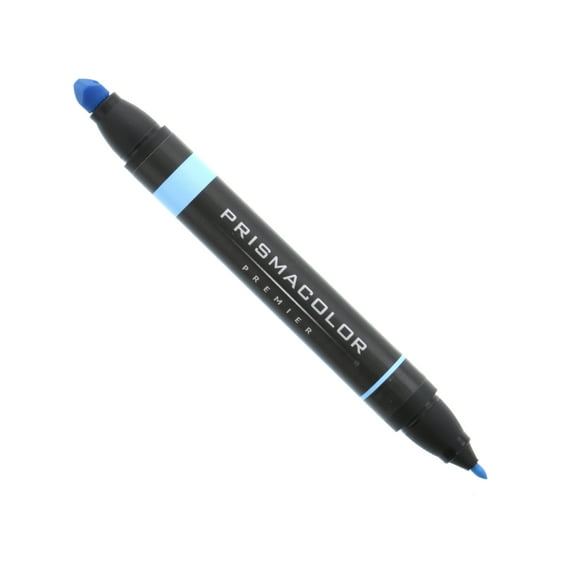 Prismacolor Premier Art Marker, Chisel/Fine, Lt. Cerulean