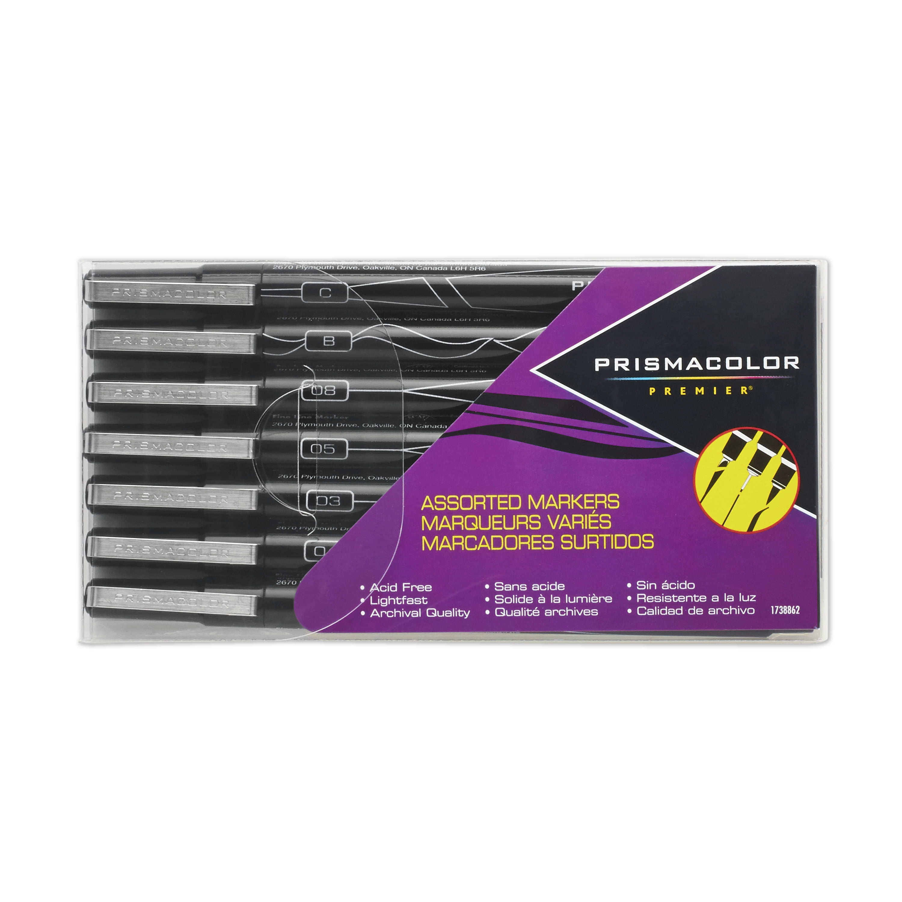 Prismacolor Premier Chisel/Fine Tip Art Markers 156 Marker Set (3746)