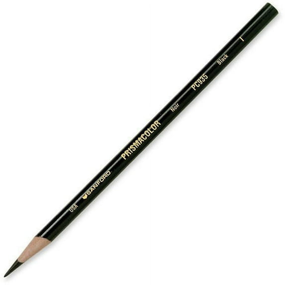 Prismacolor Premier Soft Core Colored Pencil Black Lead - 12 / Dozen