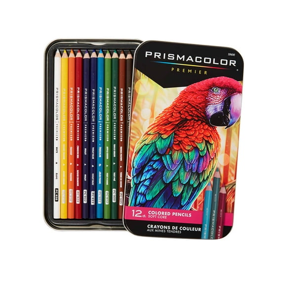 Prismacolor Premier Colored Pencils, Soft Core, 12 Count
