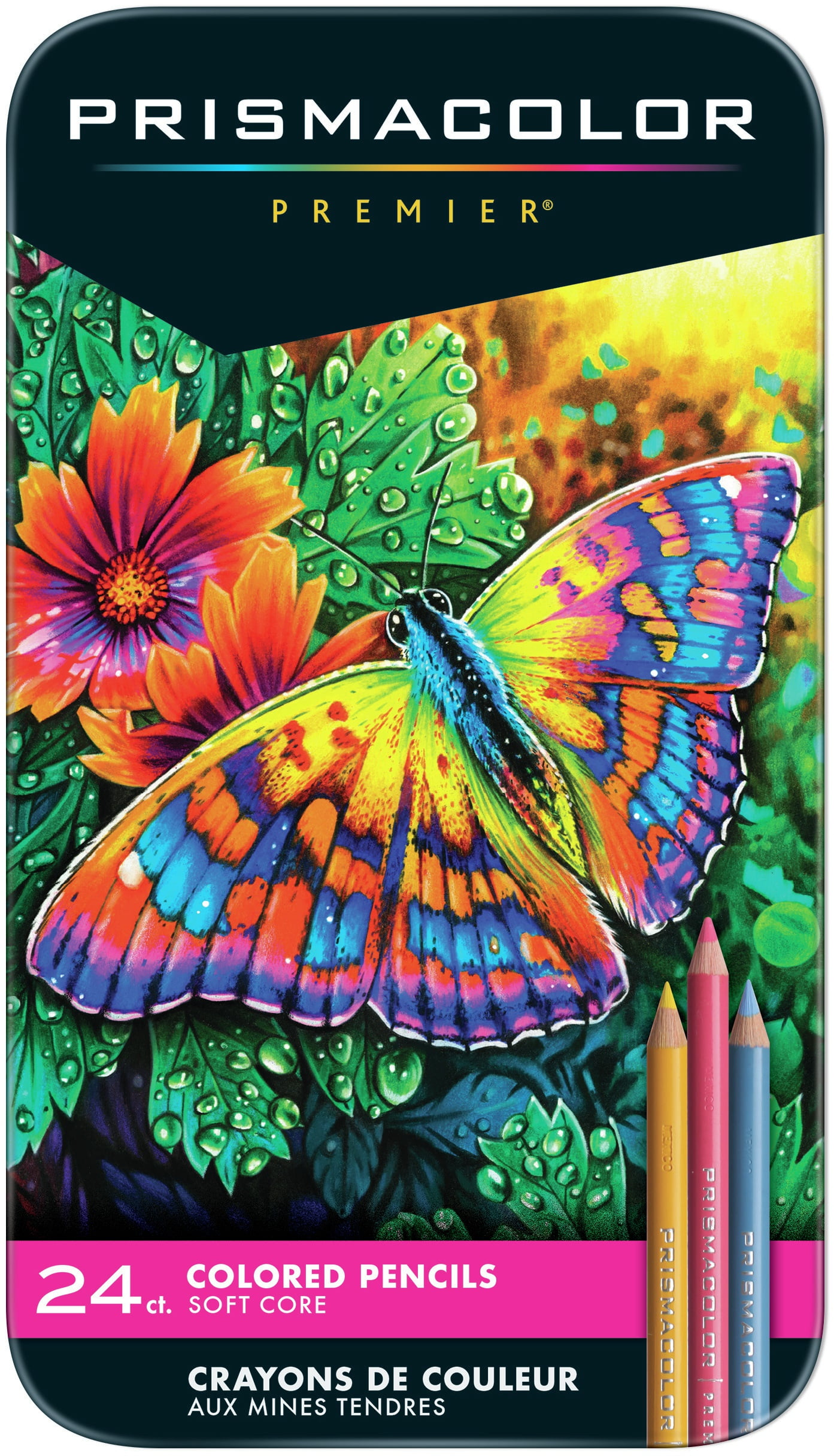 Prismacolor 24-Count Assorted Soft Core Colored Pencils