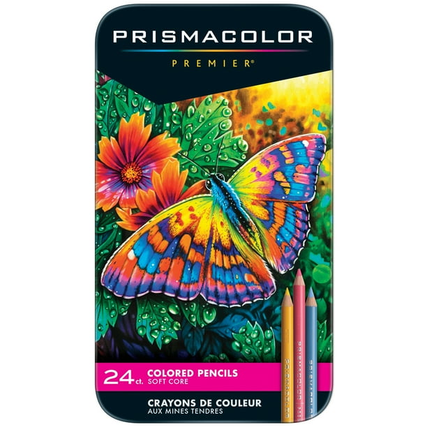 Prismacolor Premier Colored Pencils, Soft Core, 24 Count Walmart