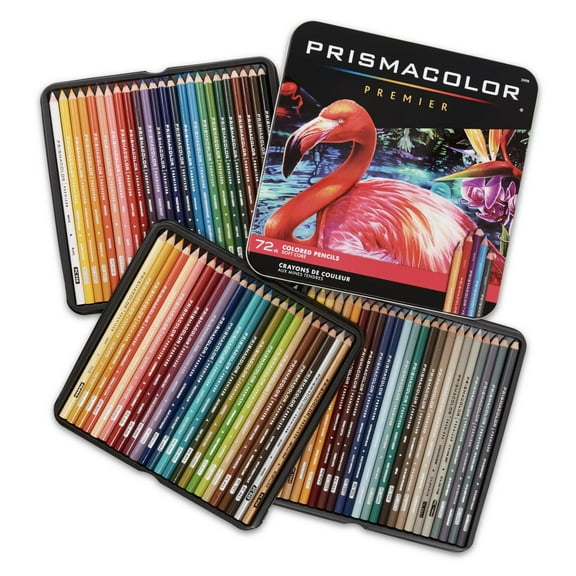 Prismacolor Colored Pencils, Premier Soft Core Pencils, Assorted, 72 Count