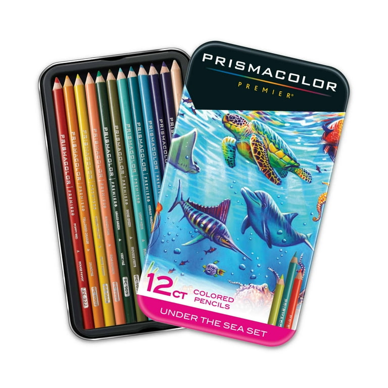 Prismacolor Premier Colored Pencils, Soft Core, Under the Sea Set