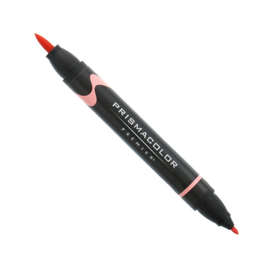 Prismacolor Premier Double-Ended Art Marker, Brush-Fine, Blush Pink