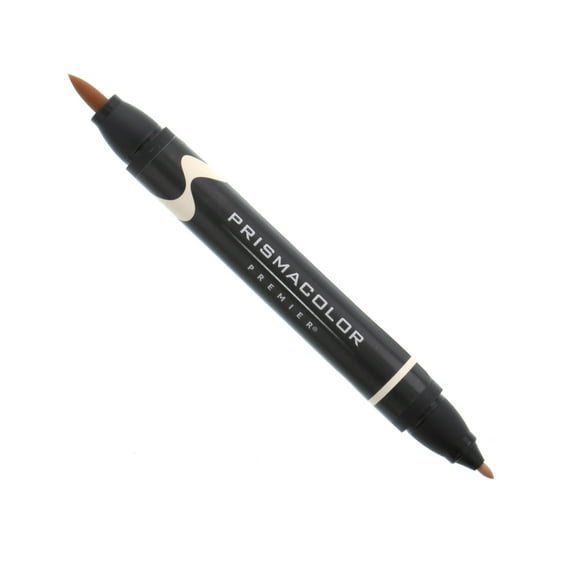 Prismacolor Premier Double-Ended Art Marker, Brush-Fine, Buff