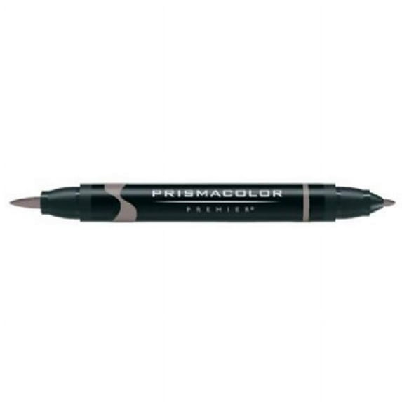 Prismacolor Premier Double-Ended Art Marker, Brush-Fine, French Gray 70%
