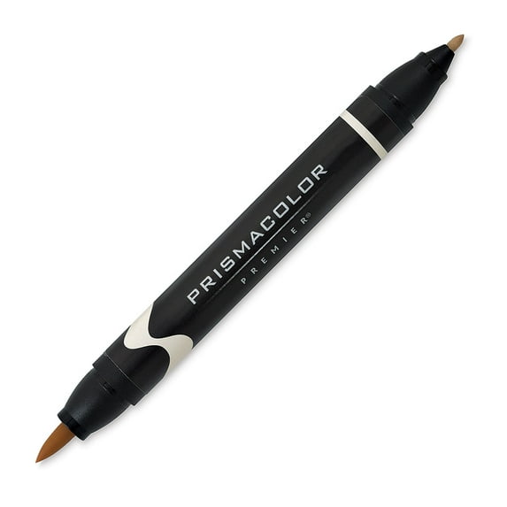 Prismacolor Premier Double-Ended Art Marker, Brush-Fine, Light Umber 0.2